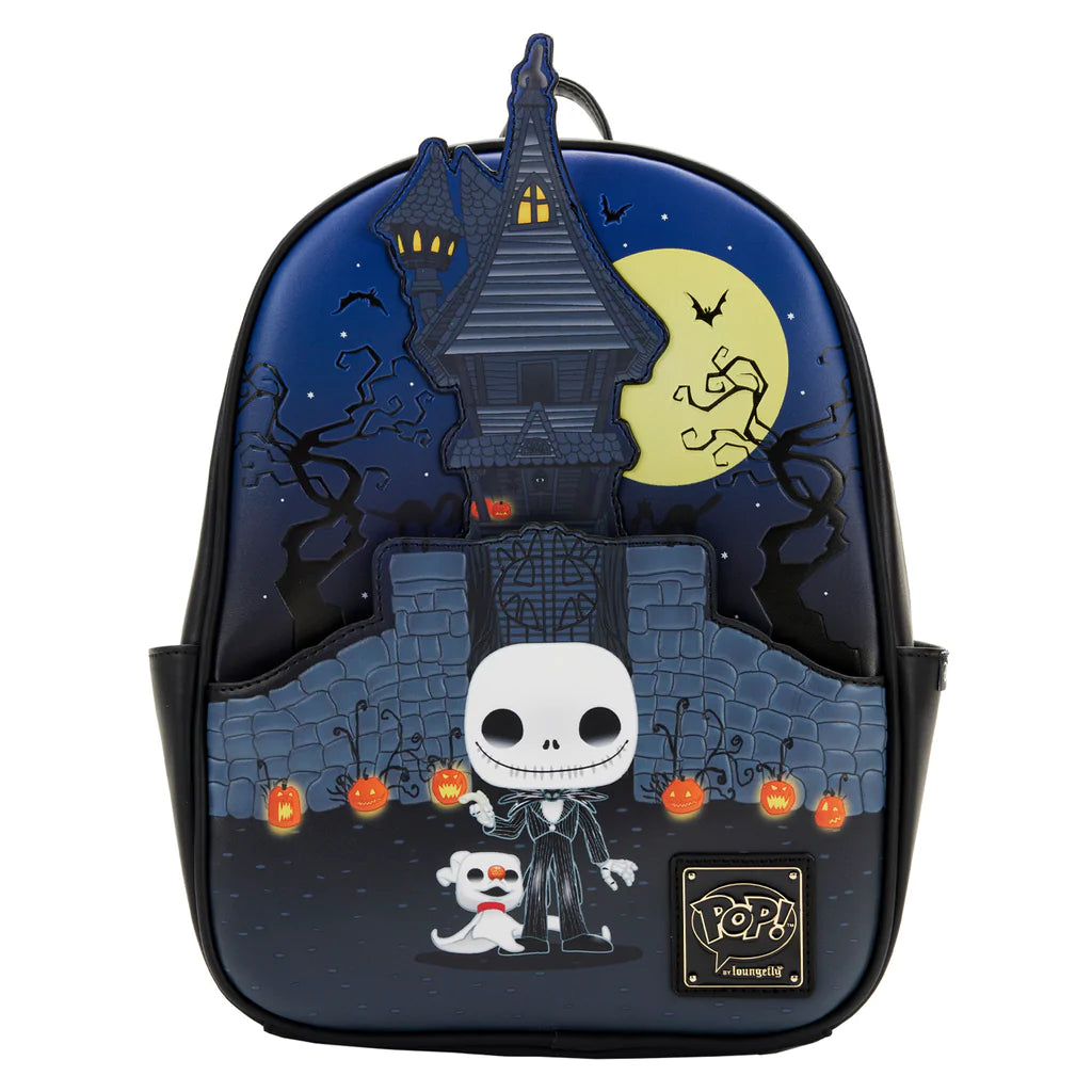 Loungefly Nightmare Before Christmas: Jack Skellington House Mini Backpack
