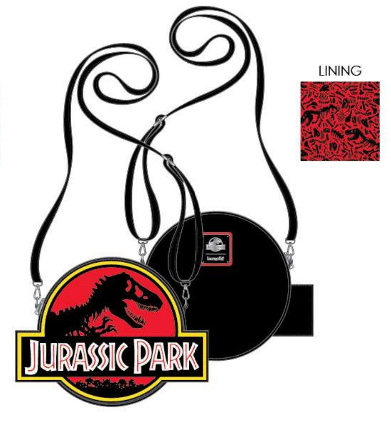 Jurassic World Universal Studios Parks Into the Wild Patches Crossbody Bag  – Hedgehogs Corner