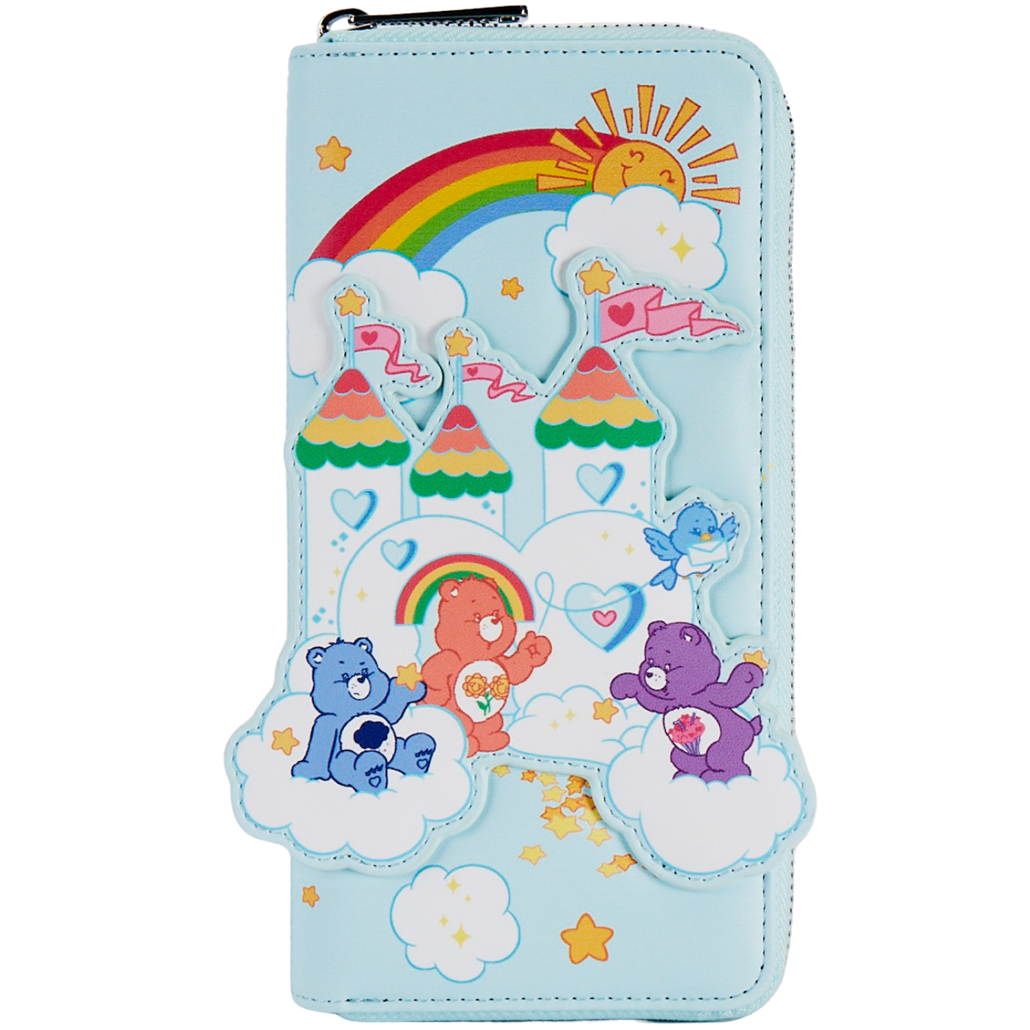 Loungefly Care Bears Care-A-Lot Castle Ziparound Wallet