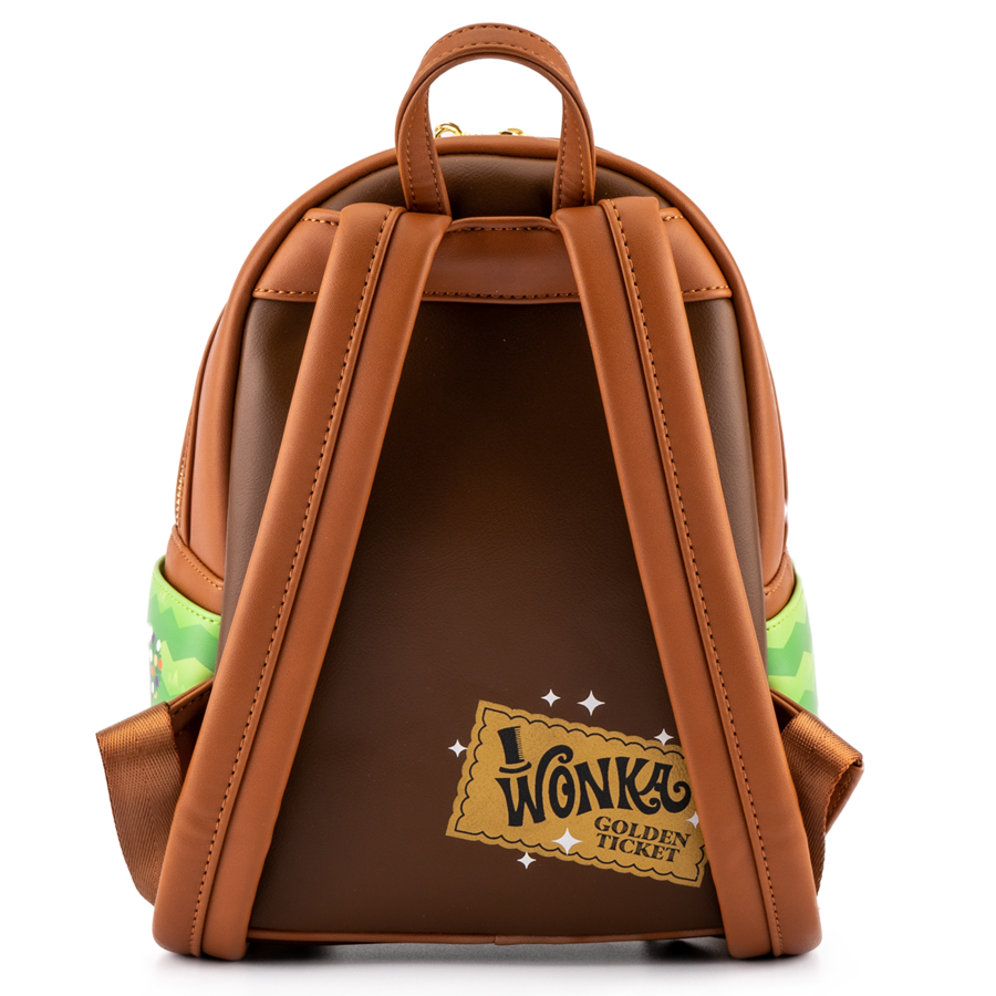 Loungefly WB Willy Wonka Charlie and The Chocolate Factory 50th Anniversary Mini Backpack Loungefly WB Willy Wonka Charlie and The Chocolate Factory 50th Anniversary Mini Backpack