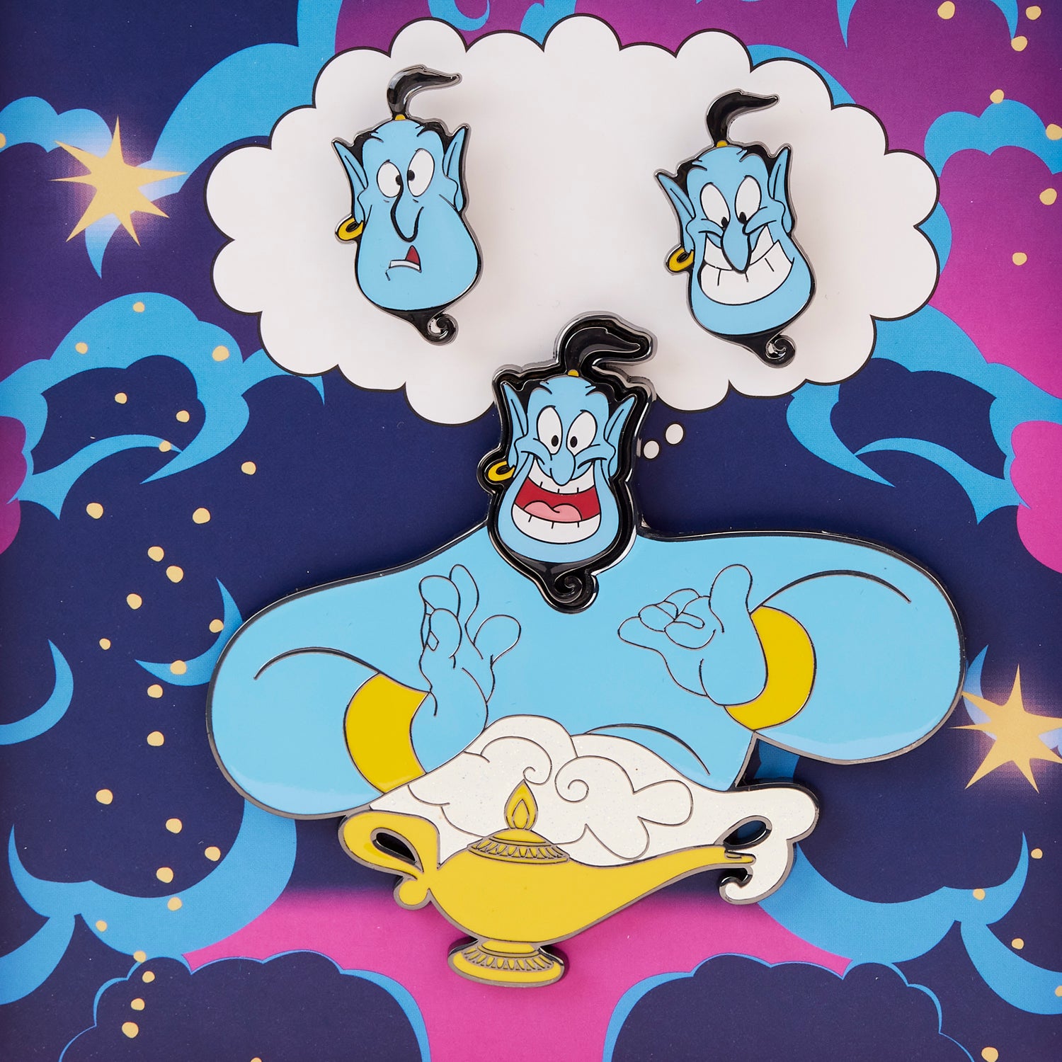 Loungefly Disney Aladdin Genie Mixed Emotions Pin Set – Circle Of