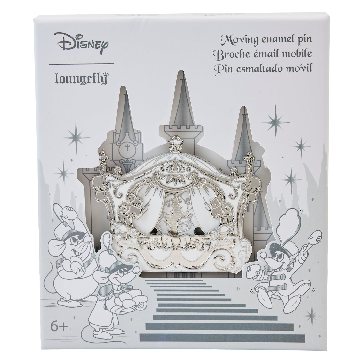 Loungefly Disney Cinderella Happily Ever After 3" Collector Box Pin