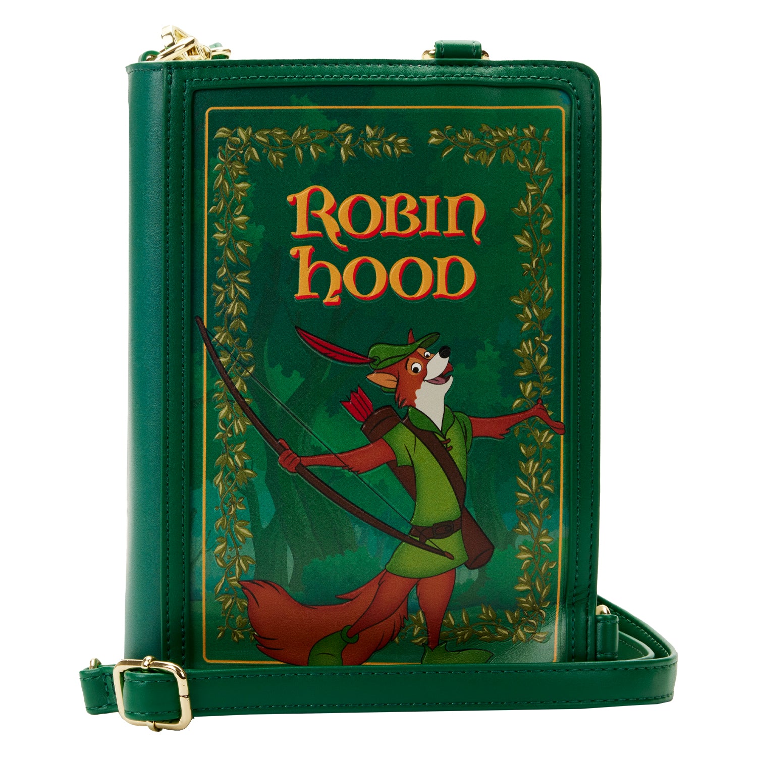 Loungefly Disney Classic Book Robin Hood Convertible Crossbody Bag