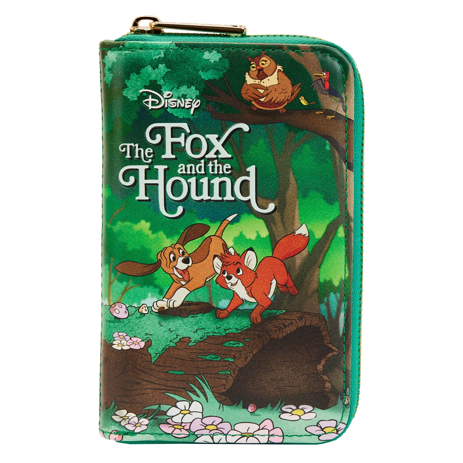 Loungefly Disney Classic Books Fox And The Hound Zip Around Wallet