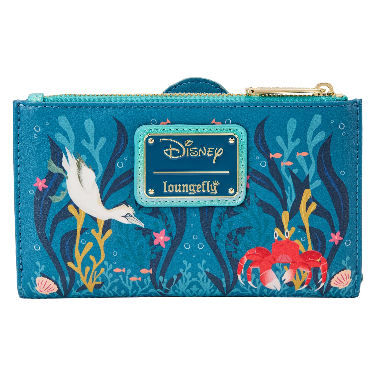 Loungefly Disney Little Mermaid Ariel Live Action Flap Wallet