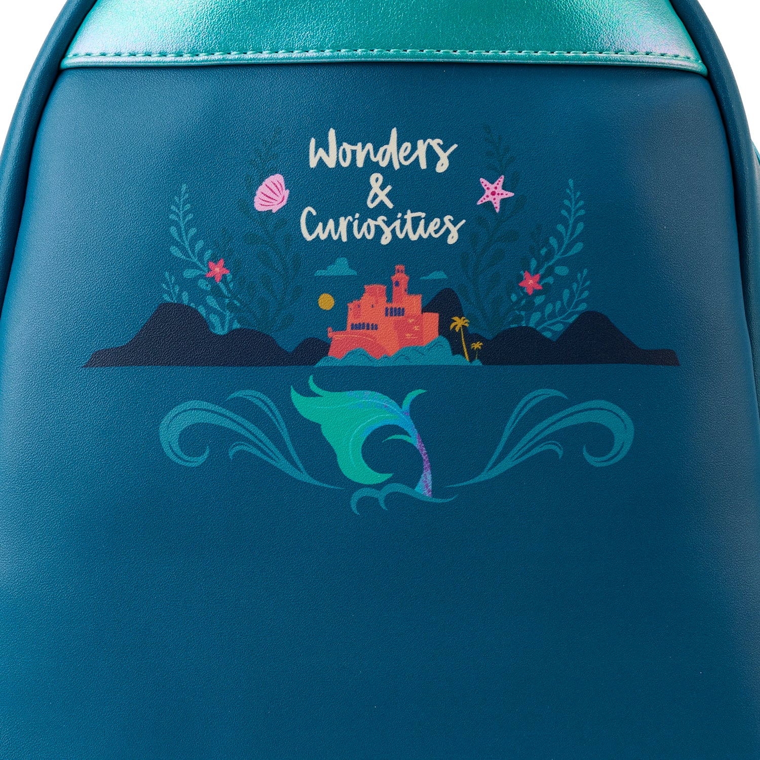 The Little Mermaid Loungefly Triton's Gift Crossbody Purse - Blue