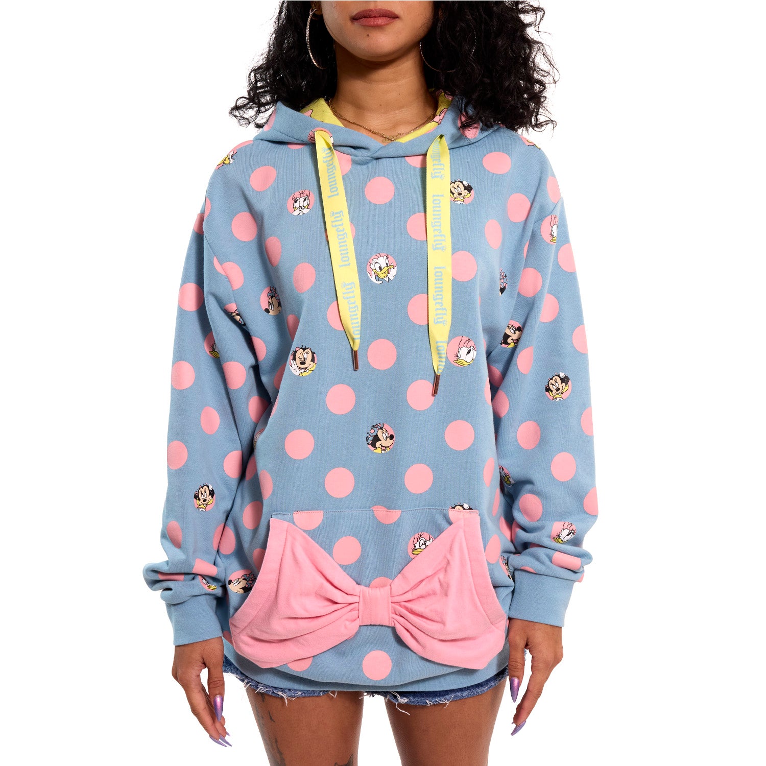 Loungefly Disney Minnie Dots French Terry Unisex Hoodie