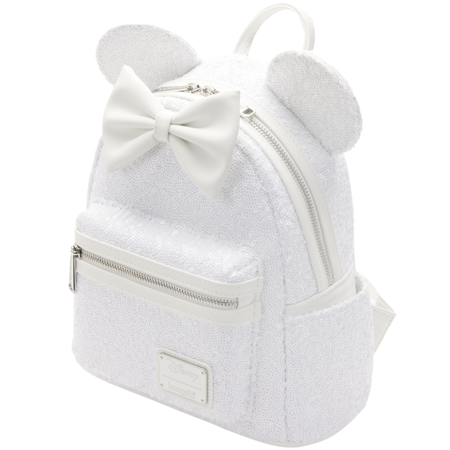 iridescent sequin initial mini backpack Loungefly Disney Minnie Sequin Wedding Mini Backpack – Circle Of Hope Boutique