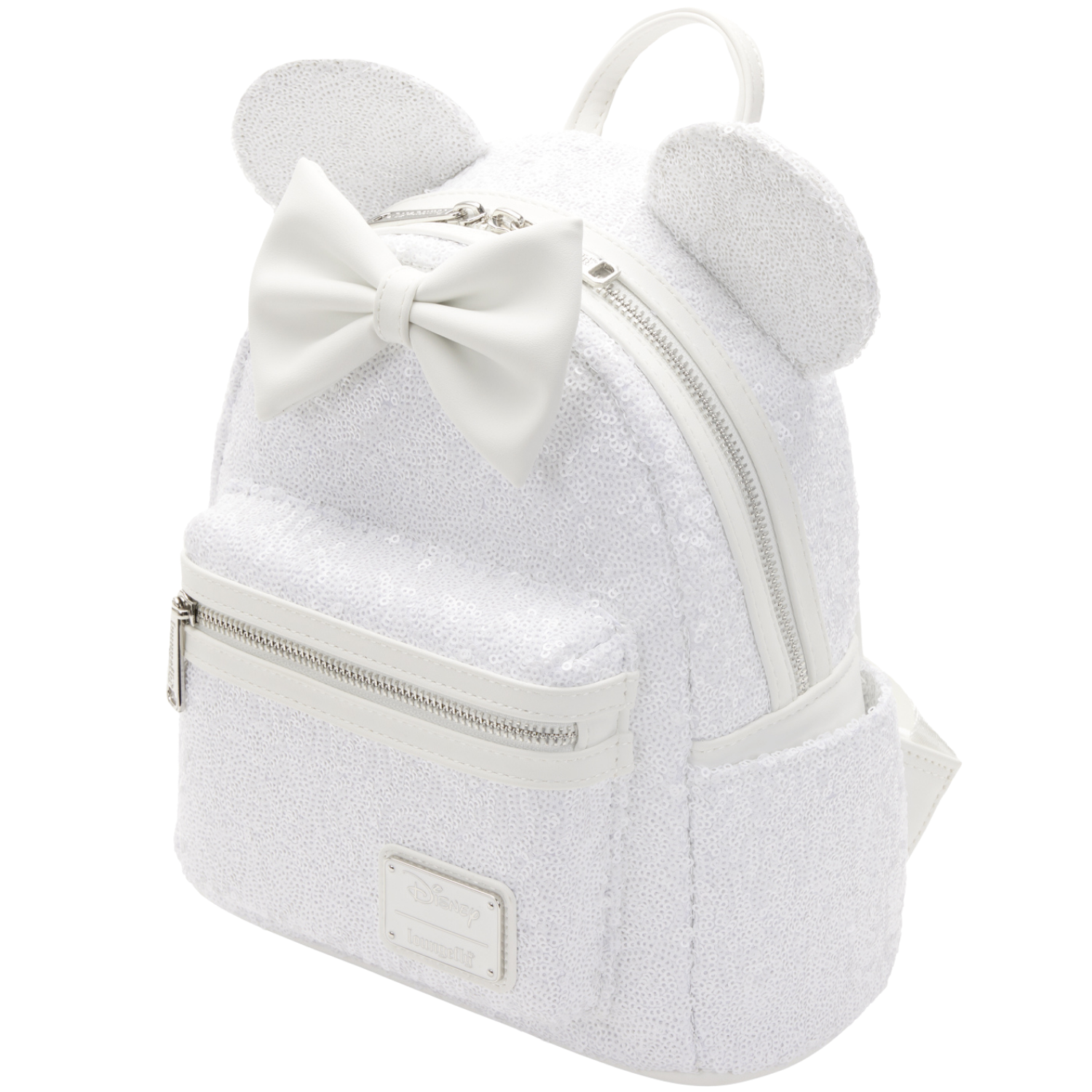 Loungefly Disney Minnie Sequin Wedding Mini Backpack