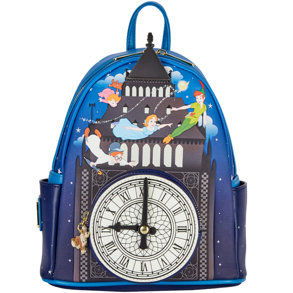 Loungefly It's a Small World Clock Mini Backpack and newest Wallet Set