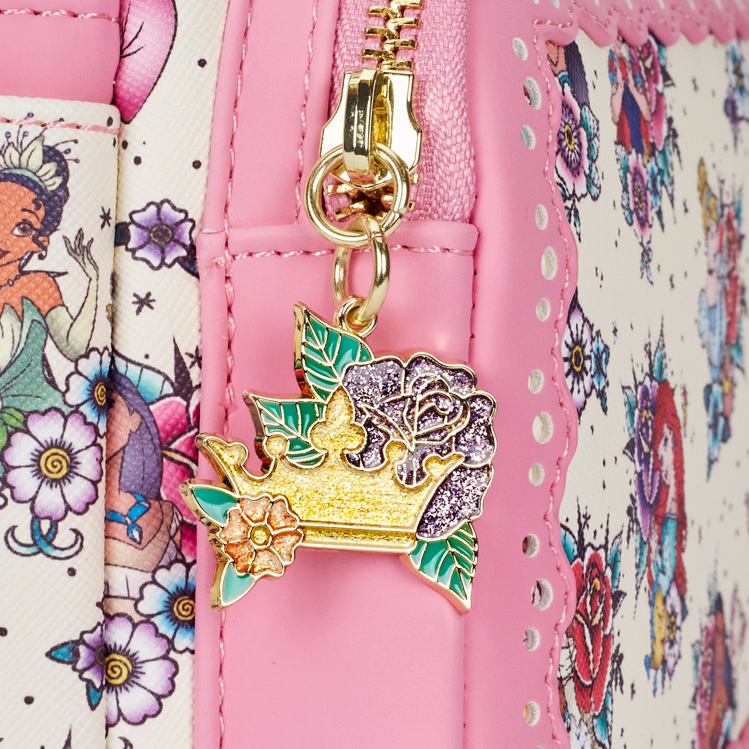 Loungefly Disney Princess Floral AOP Mini Backpack