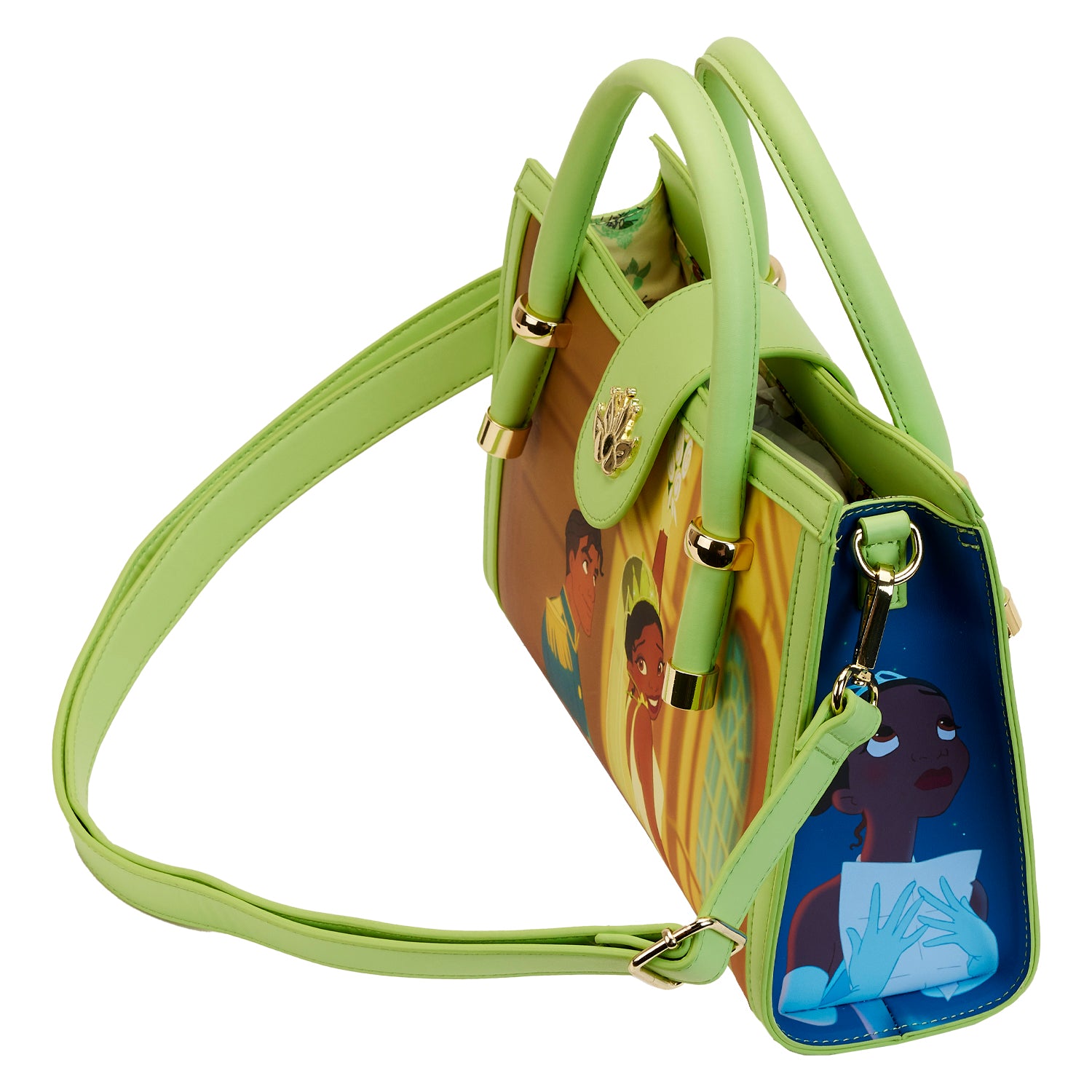 Loungefly Disney Princess and the Frog Princess Scene Crossbody Bag