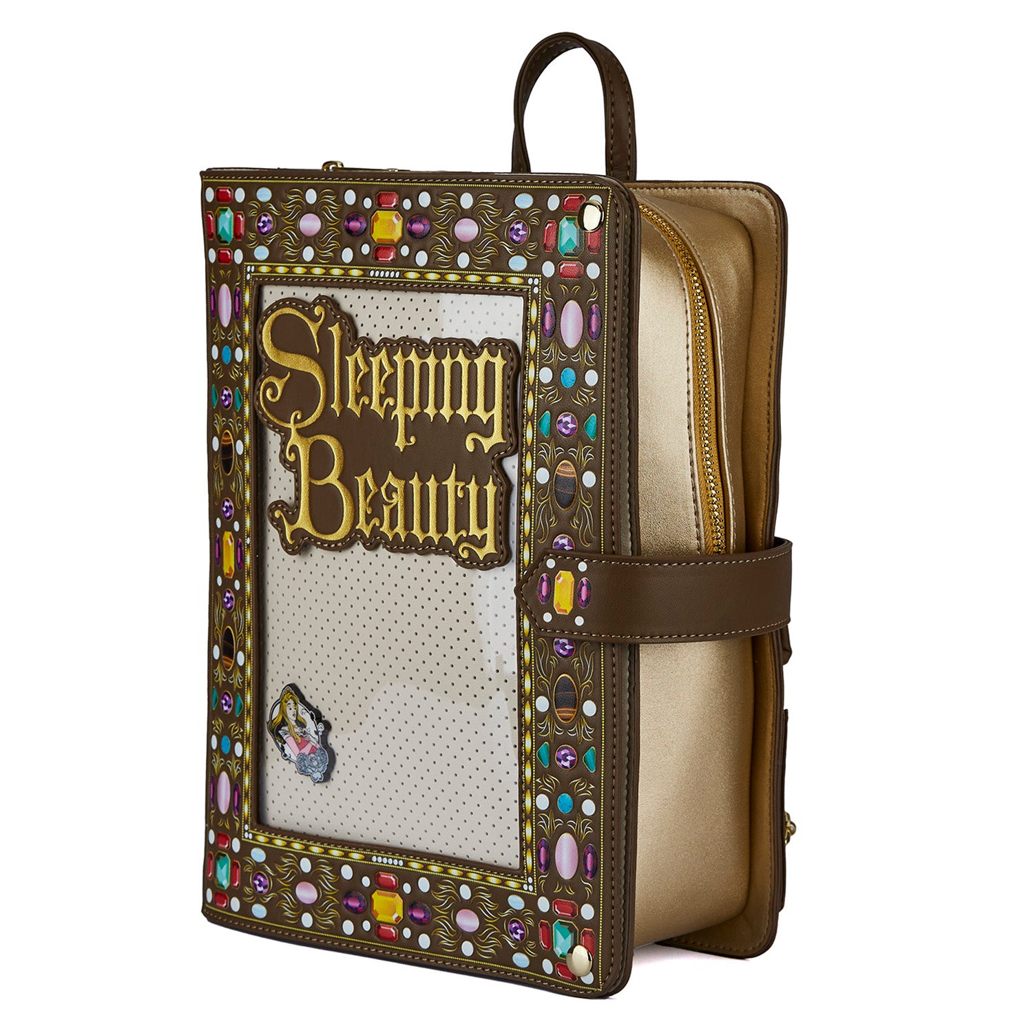 DISNEY - Sleeping Beauty Pin's Col. - Backpack LoungeFly '23x30x10cm' :  : Bag Loungefly DISNEY