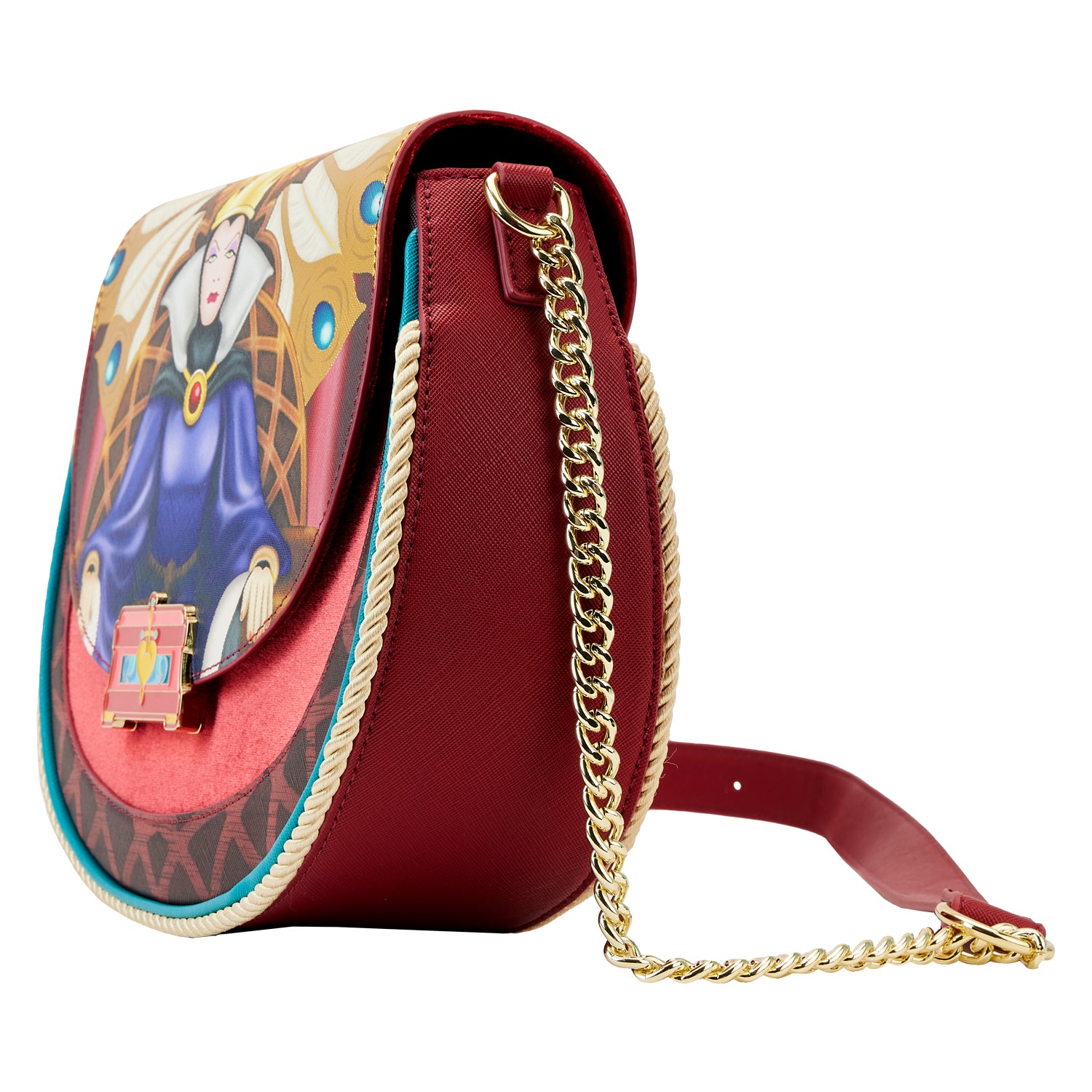 Amazon.com: Loungefly Disney Snow White Castle Series Womens Double Strap  Shoulder Bag Purse