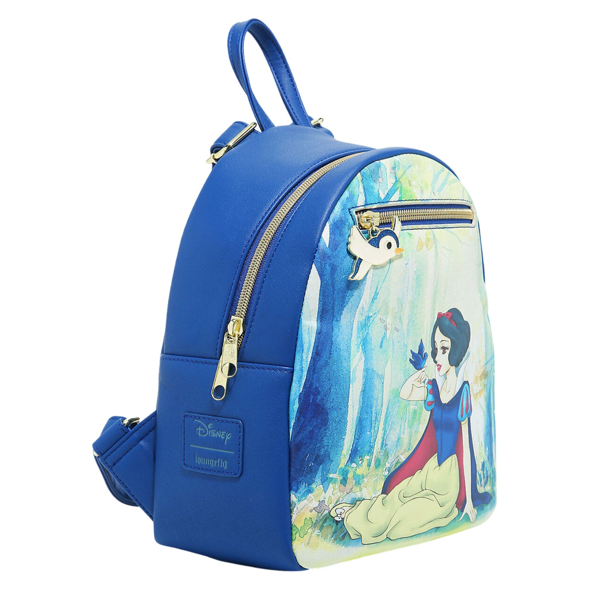 disney snow white mini backpack EXCLUSIVE DROP: Loungefly Princess Stained Glass Collection With Ear Attachment and a depth of 11.4 cm Snow White Cottage Mini Backpack