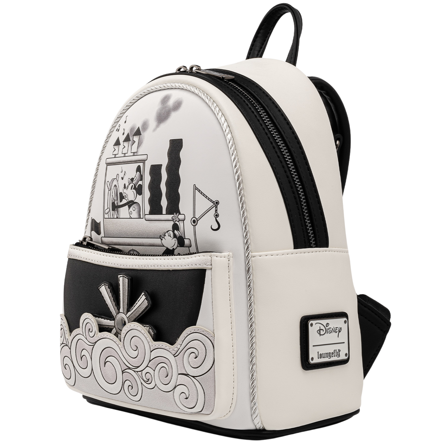 Loungefly Disney Steamboat Willie Music Cruise Mini Backpack
