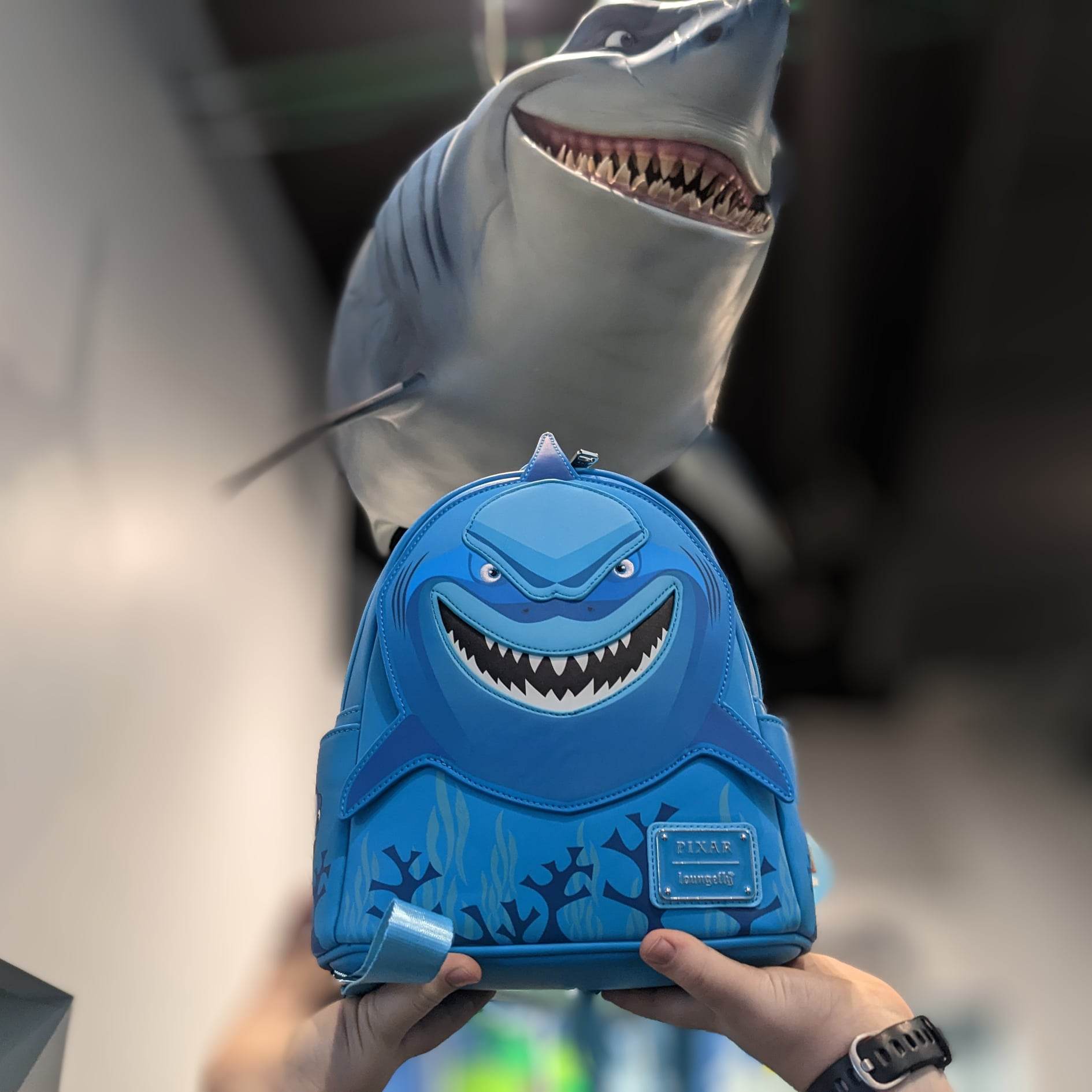 Loungefly Finding Nemo Bruce Cosplay Mini Backpack (Exclusive)