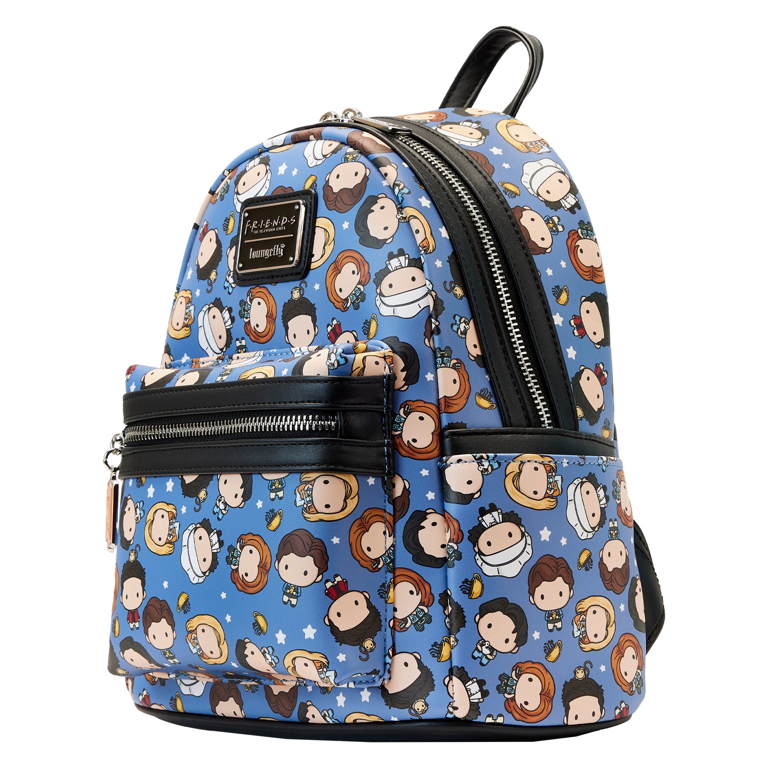 Loungefly  F.R.I.E.N.D.S. AOP Chibi Character Mini Backpack (Exclusive)