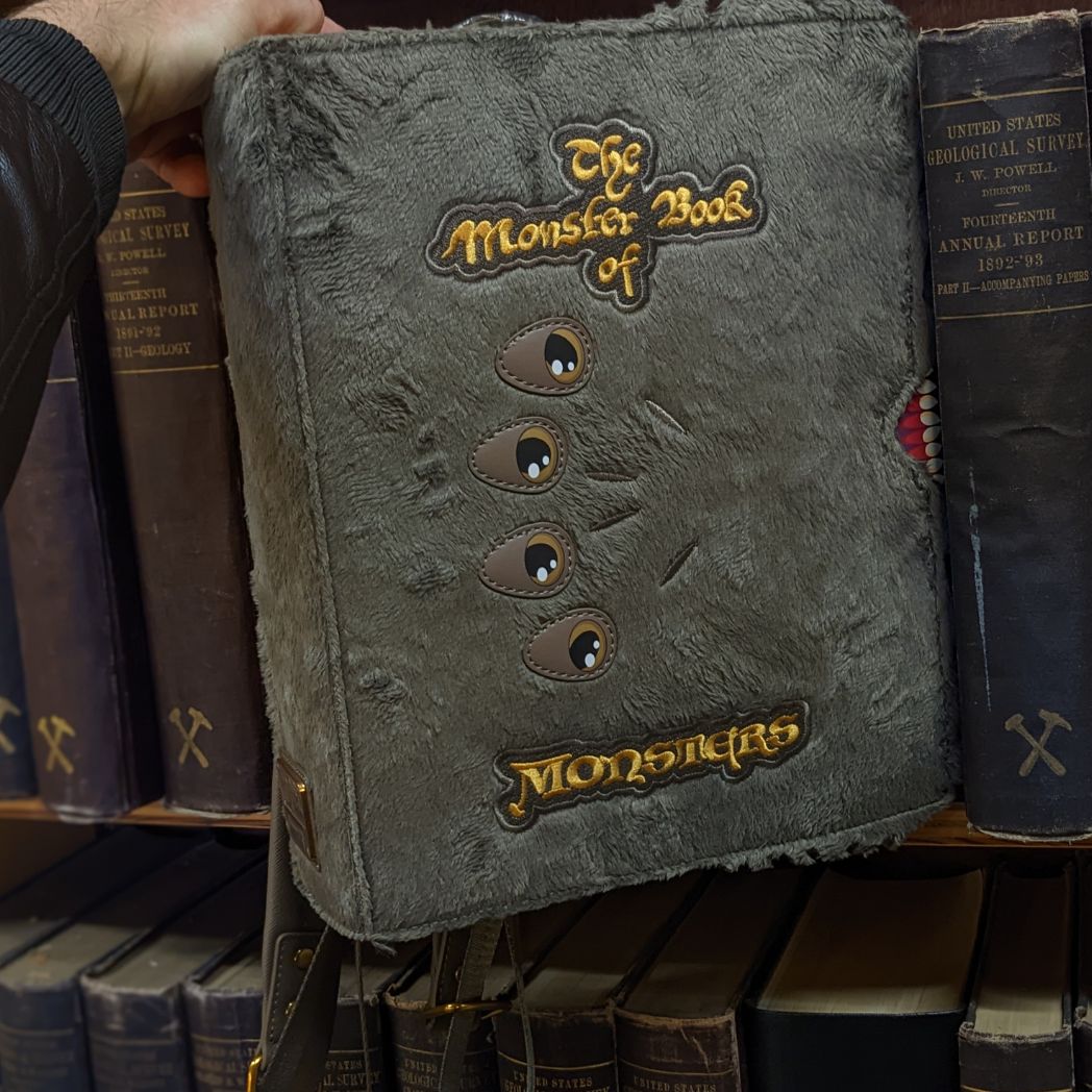 monster book of monsters book Loungefly Harry Potter Book of Monsters Book Backpack (Exclusive)