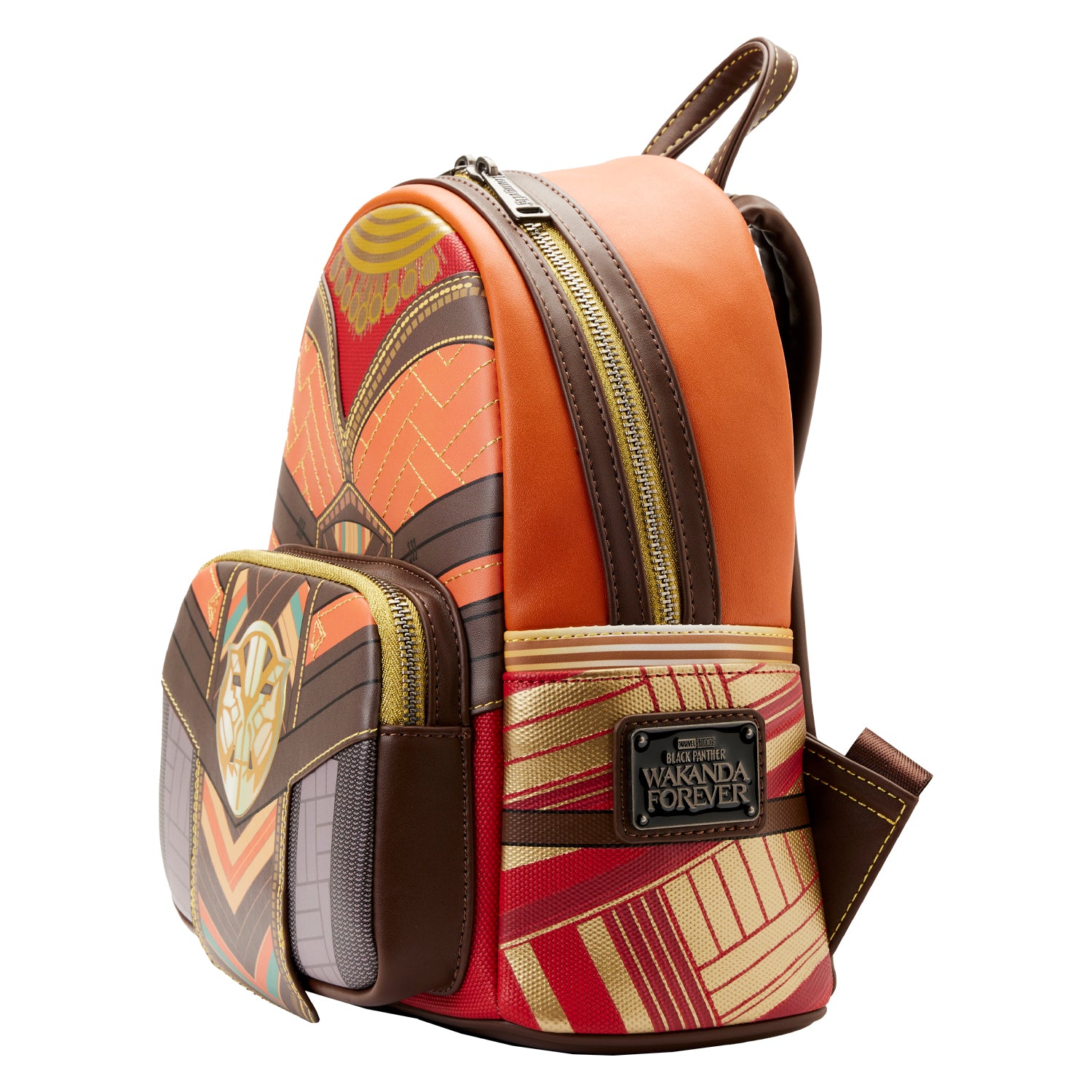 black panther movie costume inspired laptop backpack Black Panther Okoye Cosplay Mini Backpack