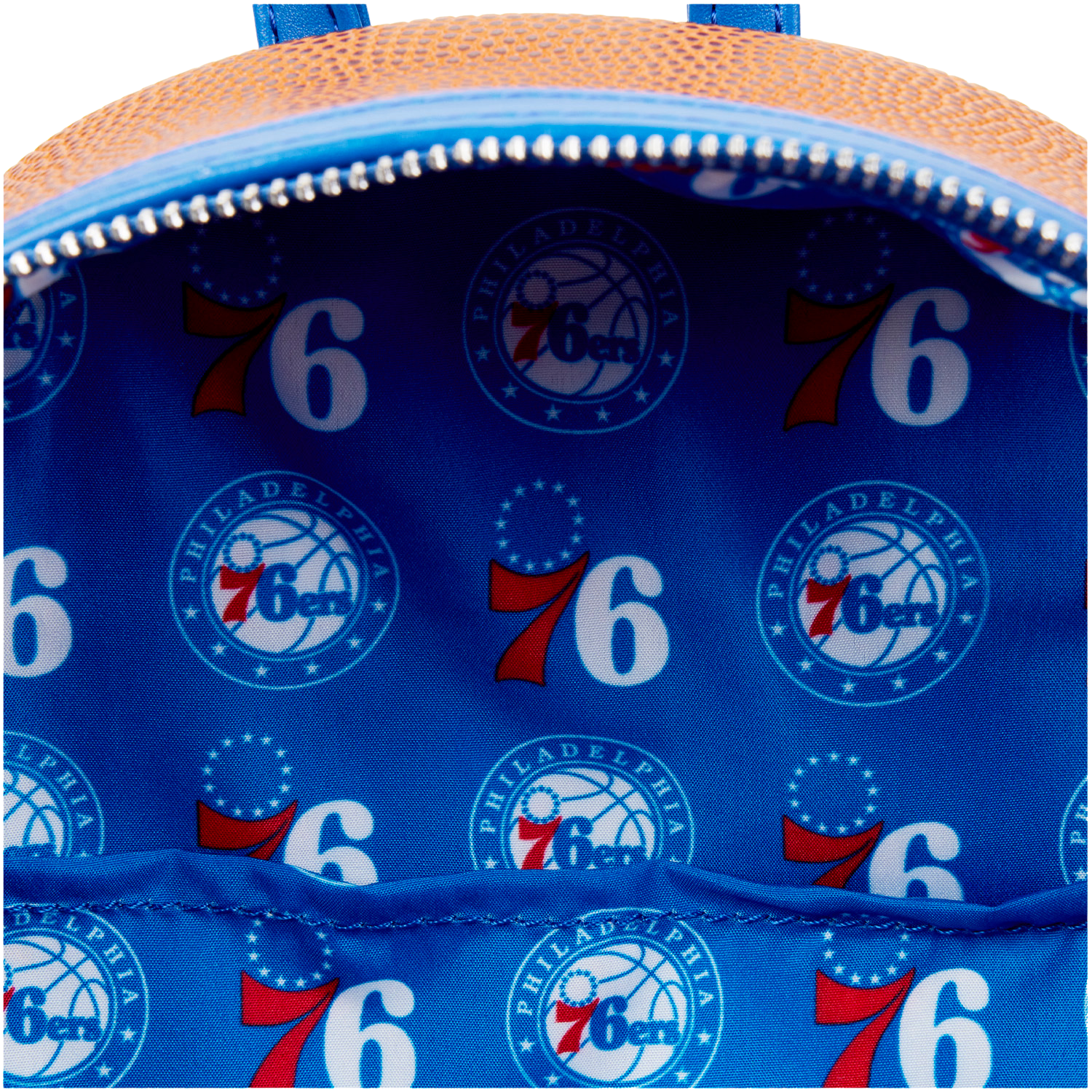 Loungefly NBA Philly 76ers Basketball Mini Backpack