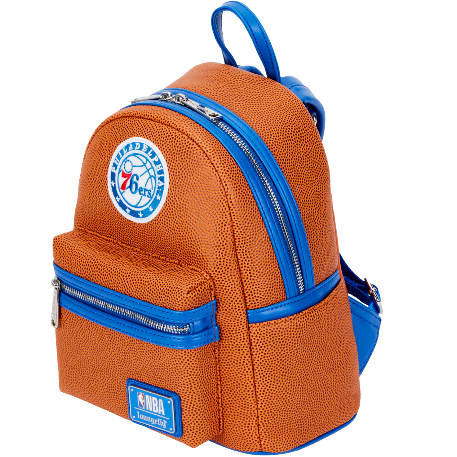 Loungefly NBA Philly 76ers Basketball Mini Backpack