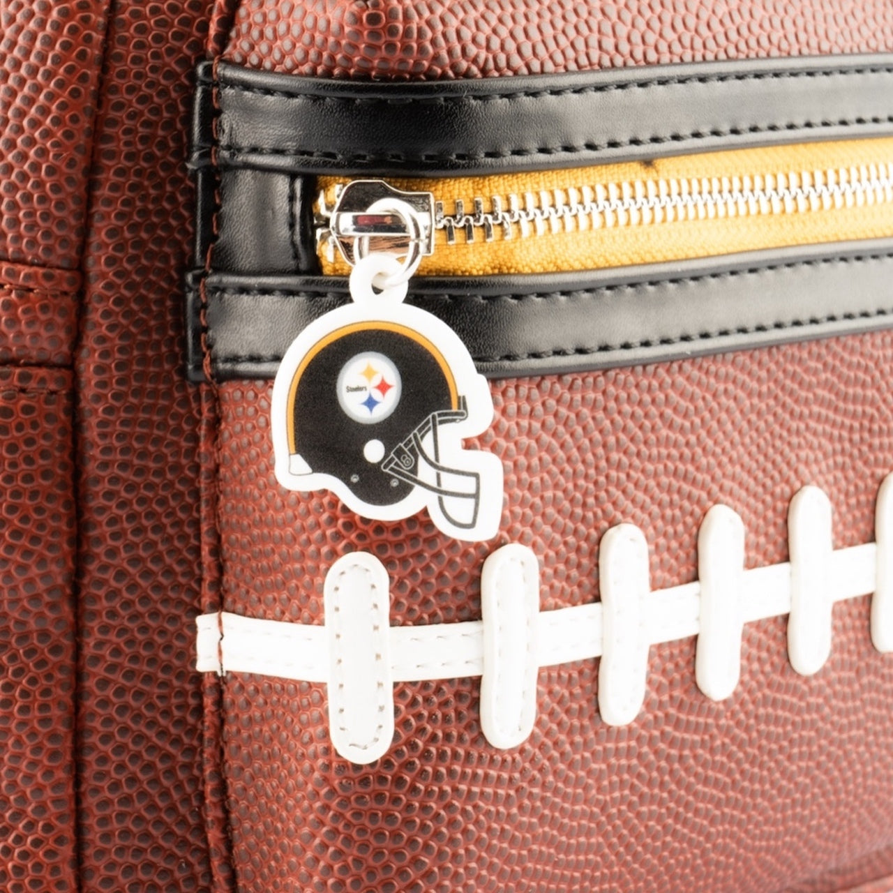 football mini backpack NFL Pittsburgh Steelers Pigskin Logo Mini Backpack Loungefly