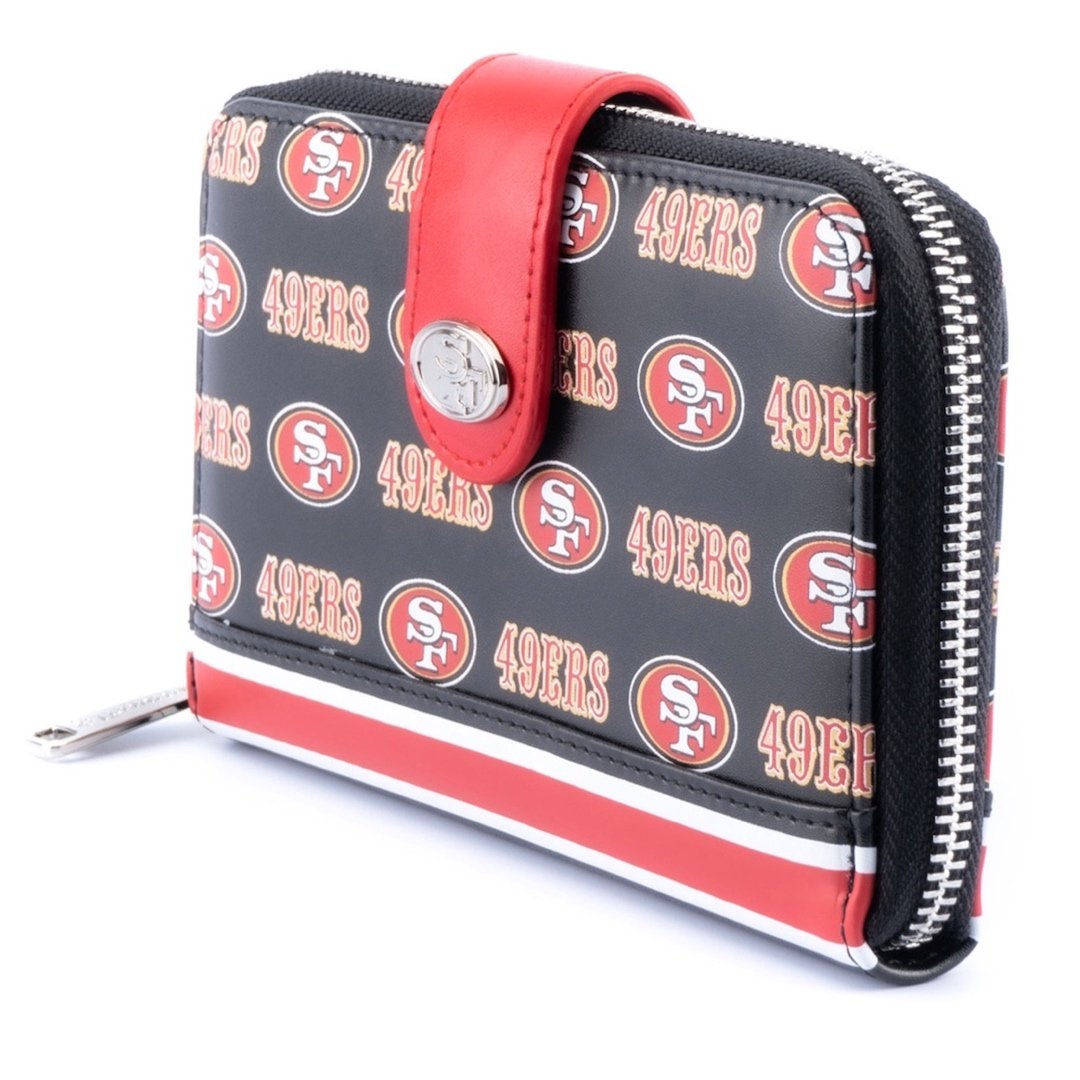 Loungefly NFL San Francisco 49ers Logo All-over-print Bifold Wallet