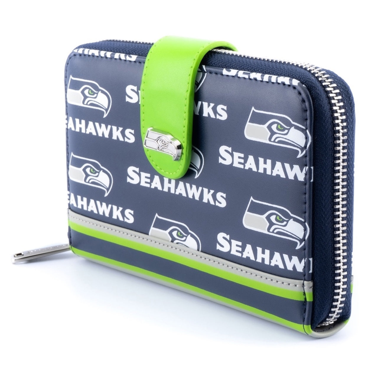 Loungefly NFL Seattle Seahawks Logo AOP Wallet – Circle Of Hope Boutique