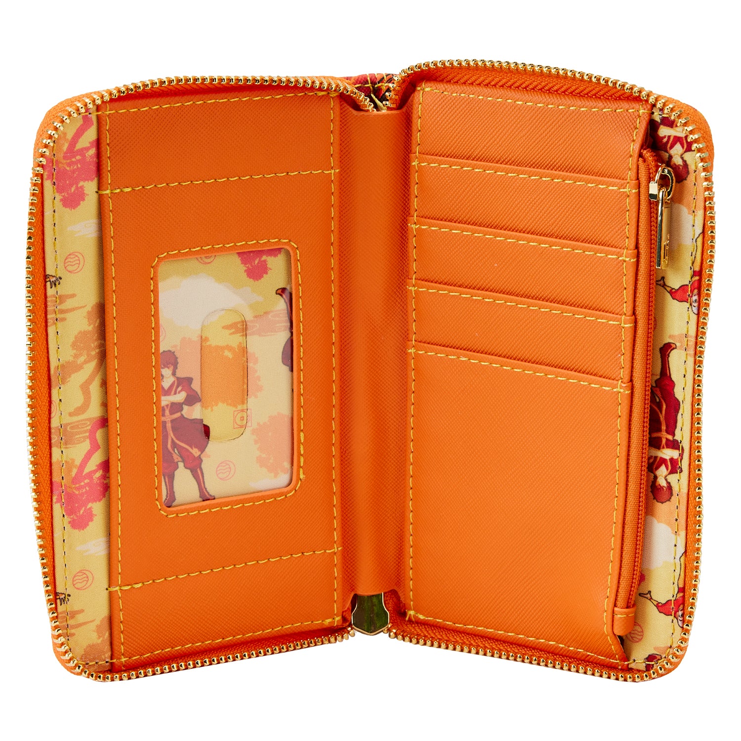 Loungefly Nickelodeon Avatar the Last Airbender the Fire Dance Zip Around Wallet