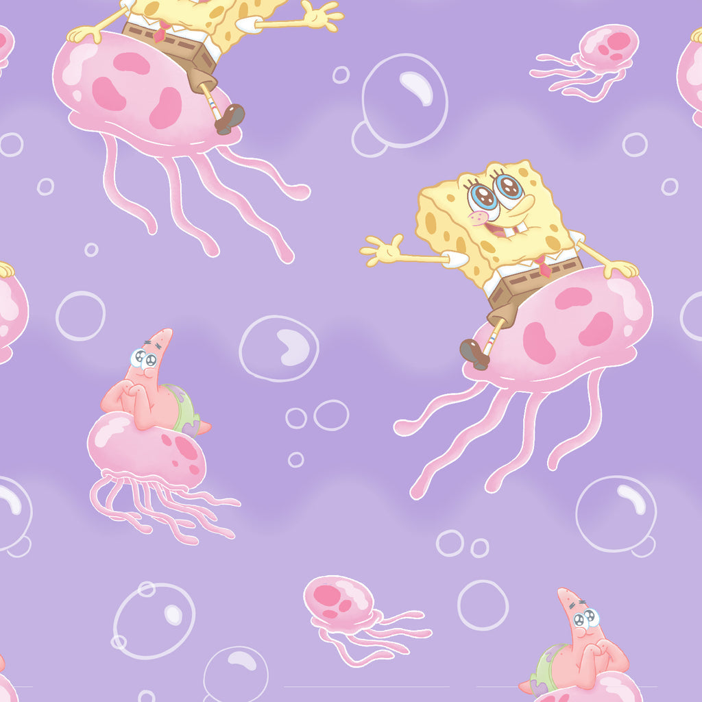 Loungefly Spongebob Pastel Jellyfishing Ziparound Wallet