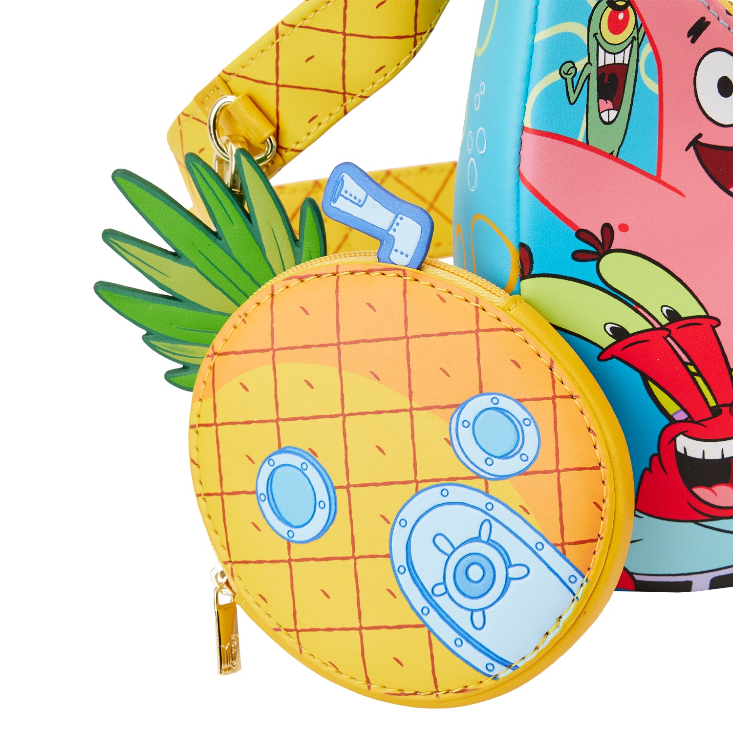 Loungefly Nickelodeon Spongebob Squarepants Group Shot Crossbody Bag