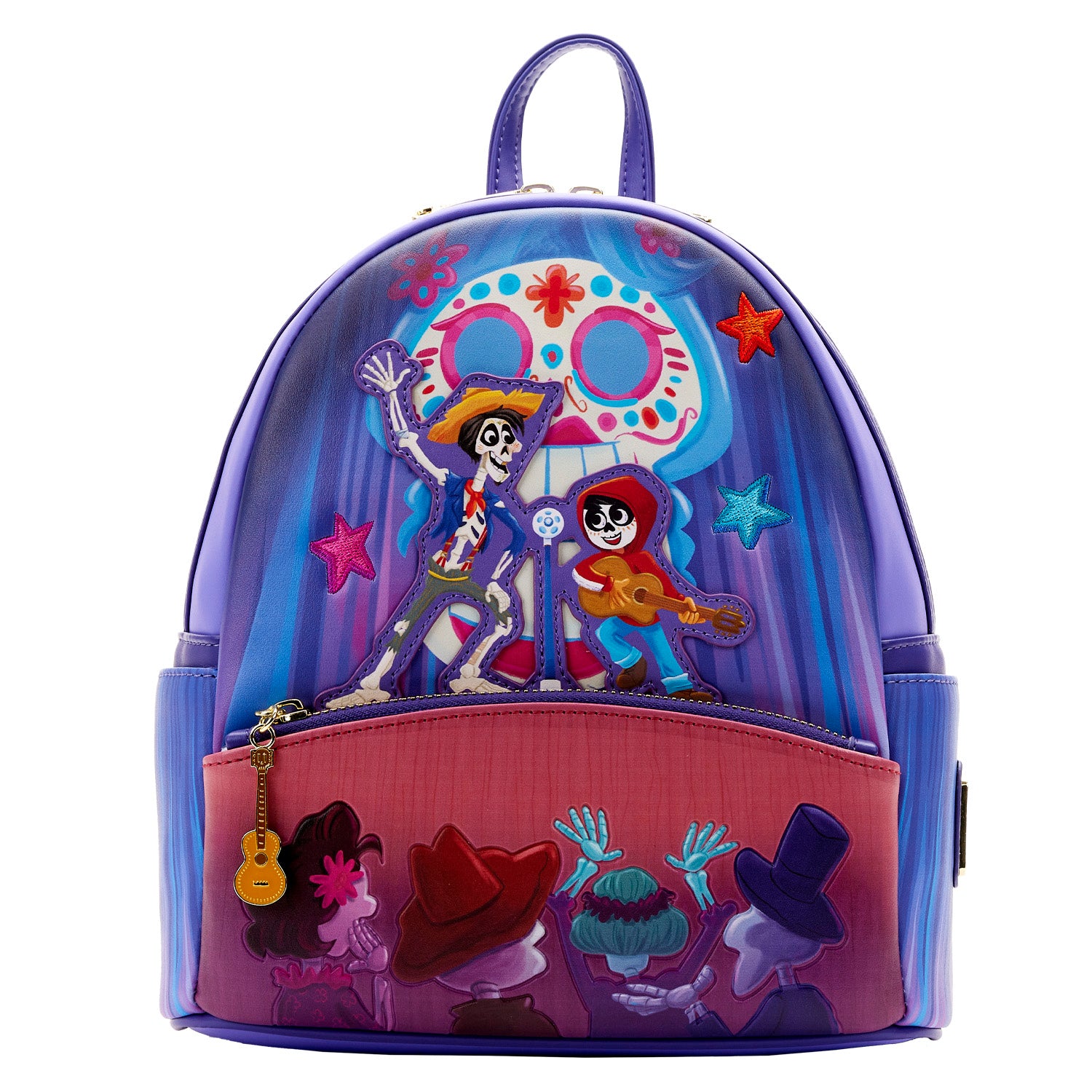 Loungefly Pixar Moments Miguel and Hector Performance Mini Backpack