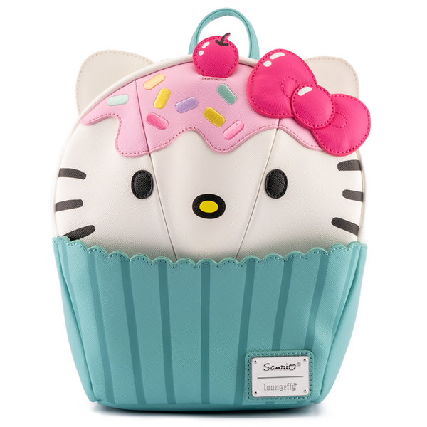 Loungefly x Sanrio Hello Kitty Cupcake Mini Backpack Sanrio Hello Kitty Cupcake Mini-Backpack - Entertainment Earth main image 4