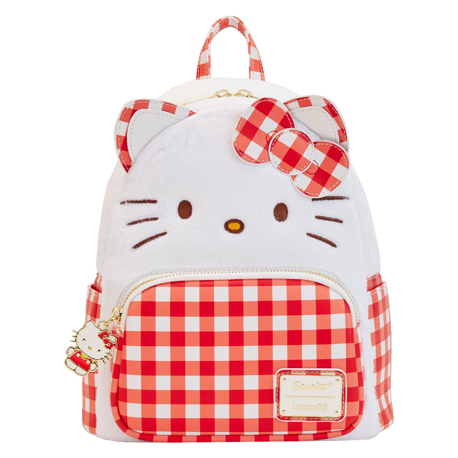 Hello Kitty Gingham Cosplay Mini-Backpack Loungefly