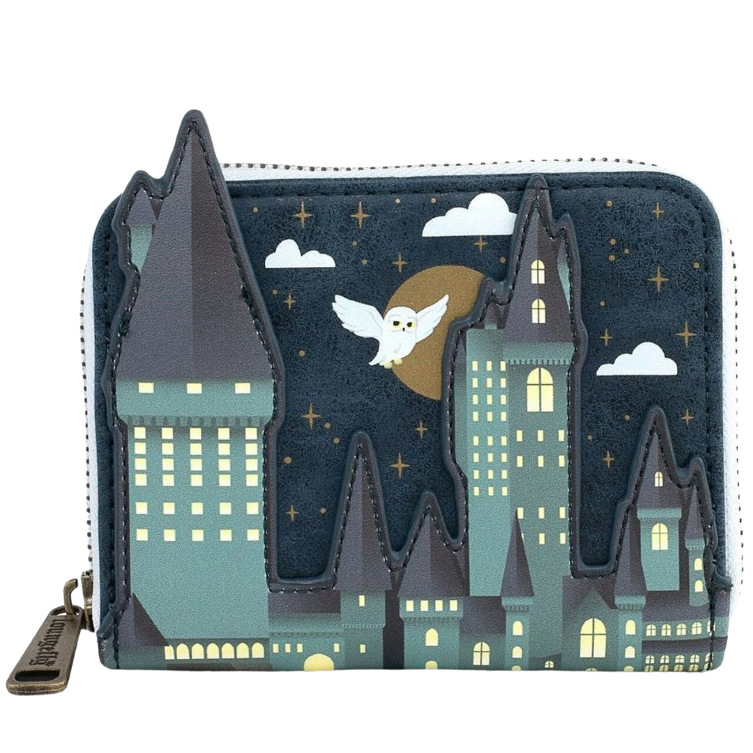 Loungefly X Harry Potter Hogwarts Fall Leaves Zip Around Wallet