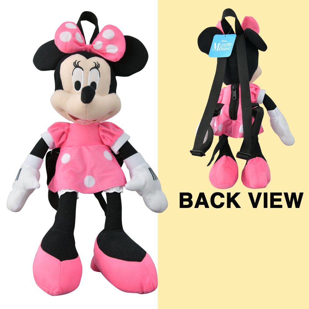 Disney's Minnie Pink 16" Plush Backpack