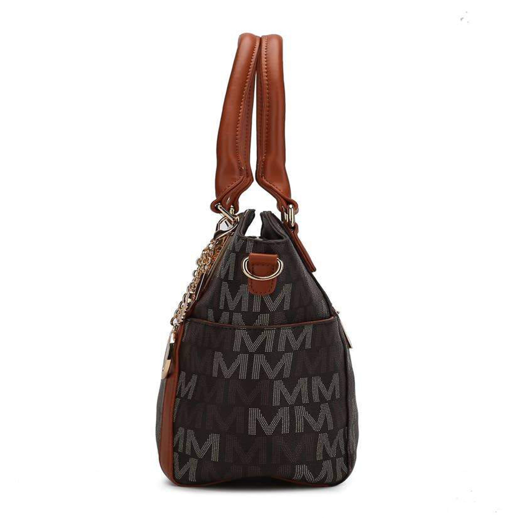 MKF Collection Jeneece Tote By Mia K. (Black with Black Straps)
