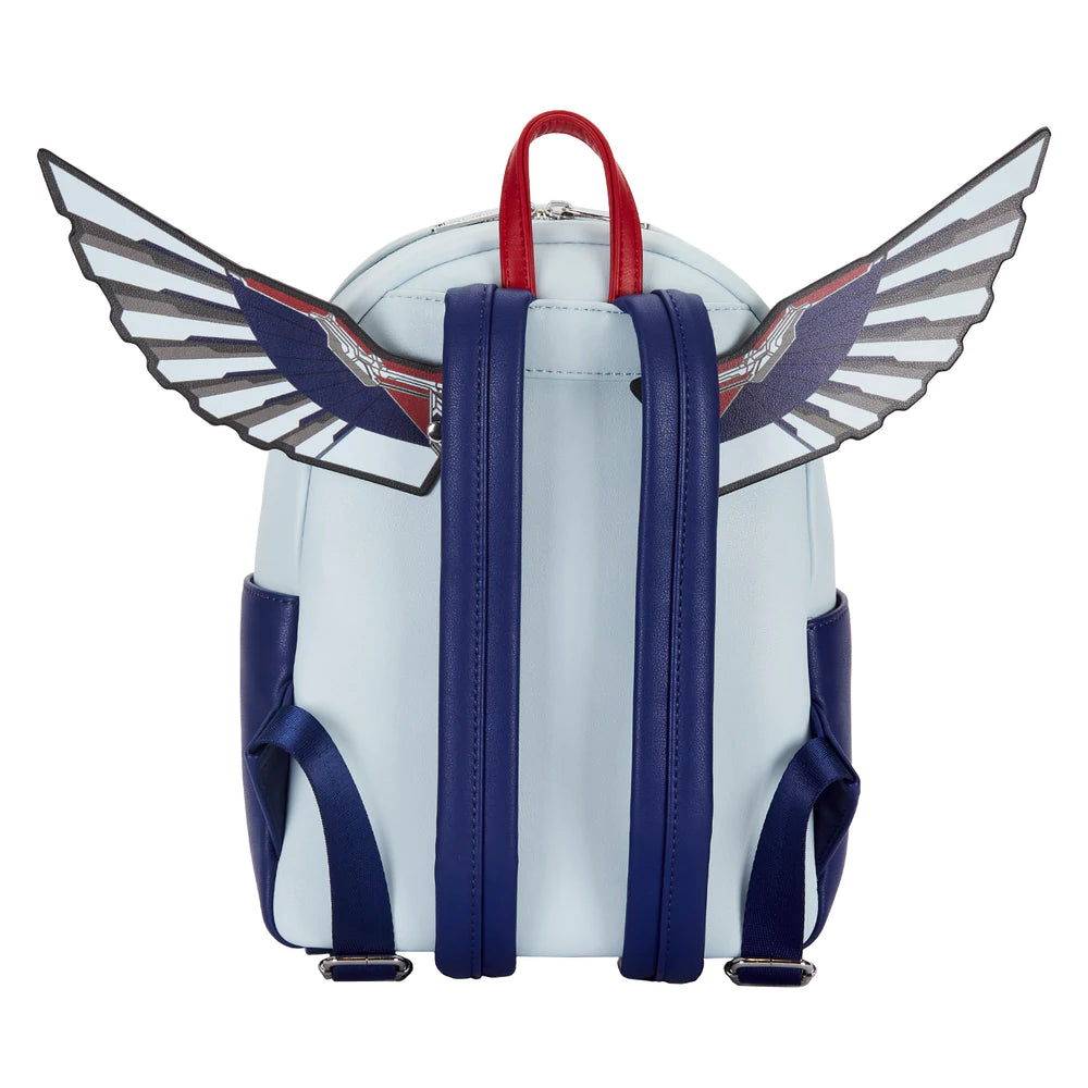 falcon mini backpack Loungefly Falcon Captain America Cosplay Mini Backpack