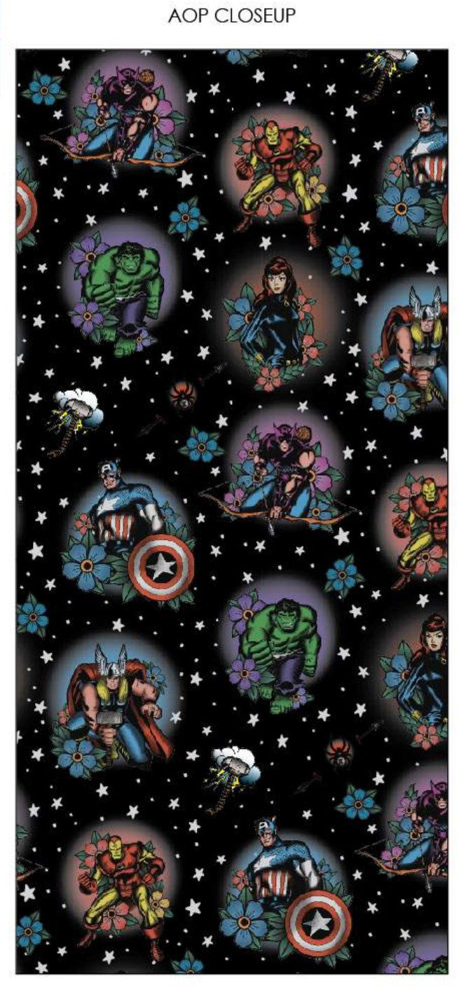 Loungefly Marvel Avengers Tattoo Ziparound Wallet