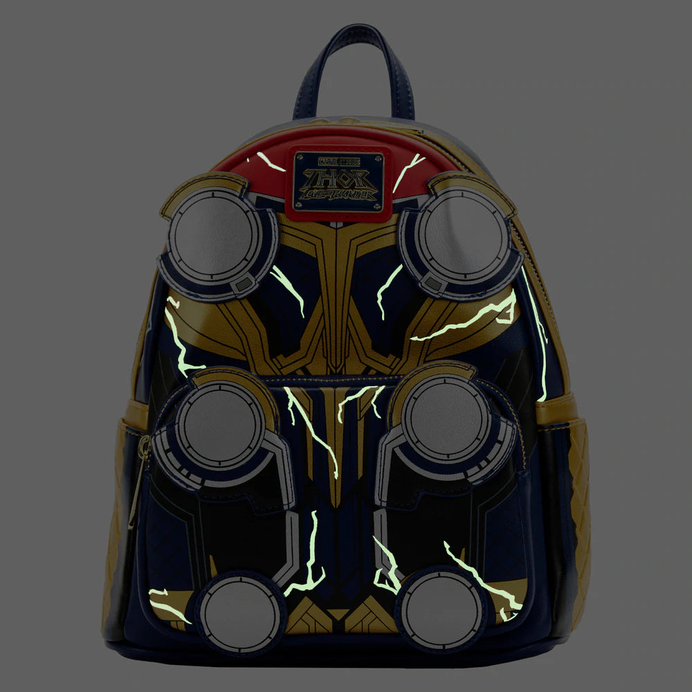 Loungefly Thor: Love and Thunder Glow-in-the-Dark Cosplay Mini Backpack