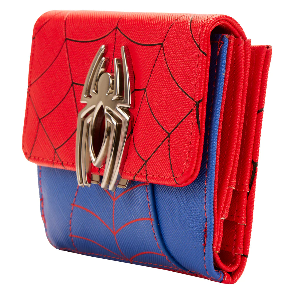 Loungefly Marvel Spider-Man Color Block Flap Wallet