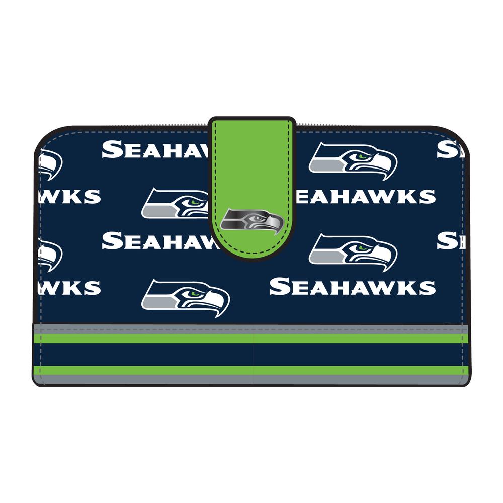 Loungefly NFL Seattle Seahawks Logo AOP Wallet