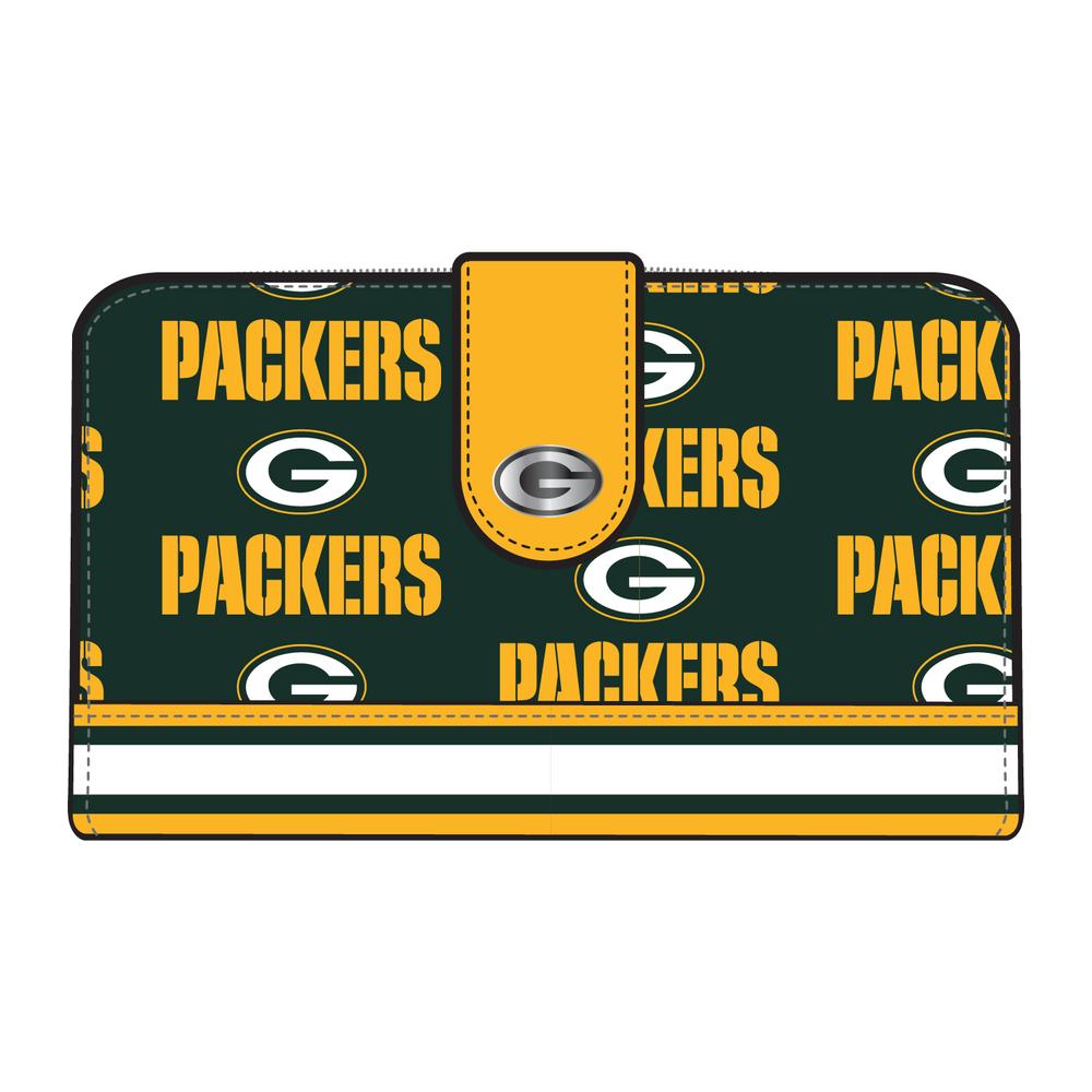 Loungefly NFL Greenbay Packers Logo All-over-print Bifold Wallet