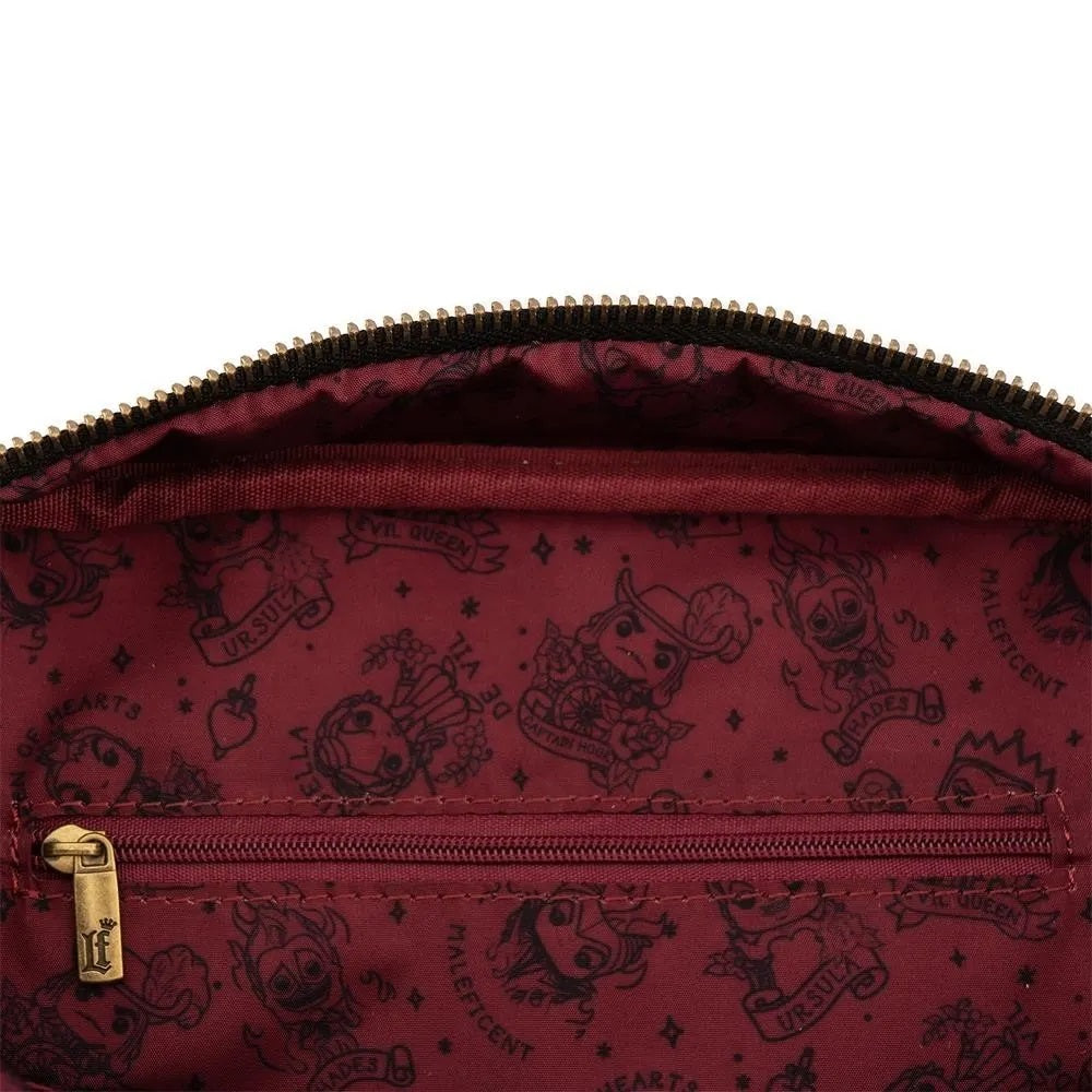 Loungefly x Disney Villain Icons Nylon Passport Crossbody Bag