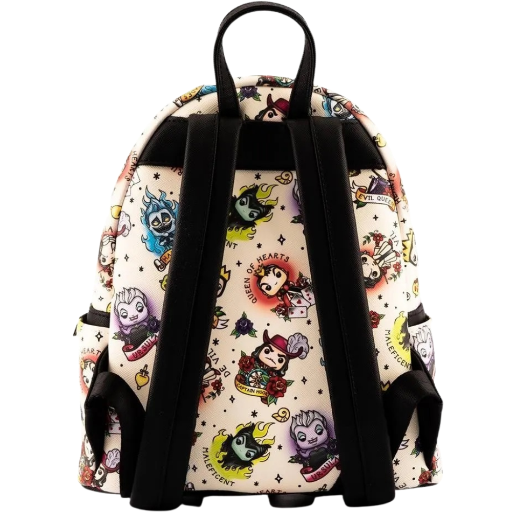 Disney Pop! by Loungefly Villains Tattoo Art Mini-Backpack