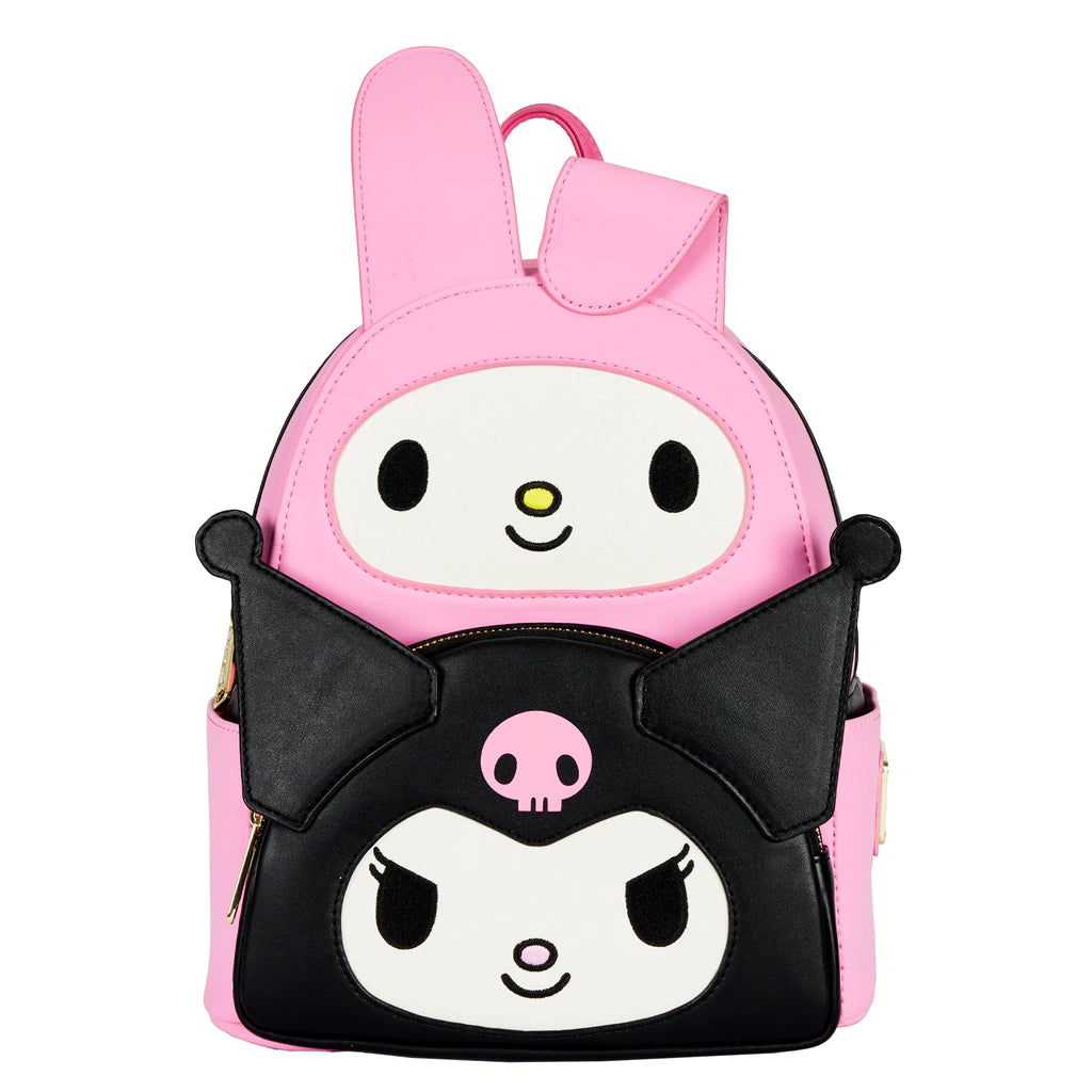 Loungefly Sanrio My Melody Kuromi Double Pocket Backpack