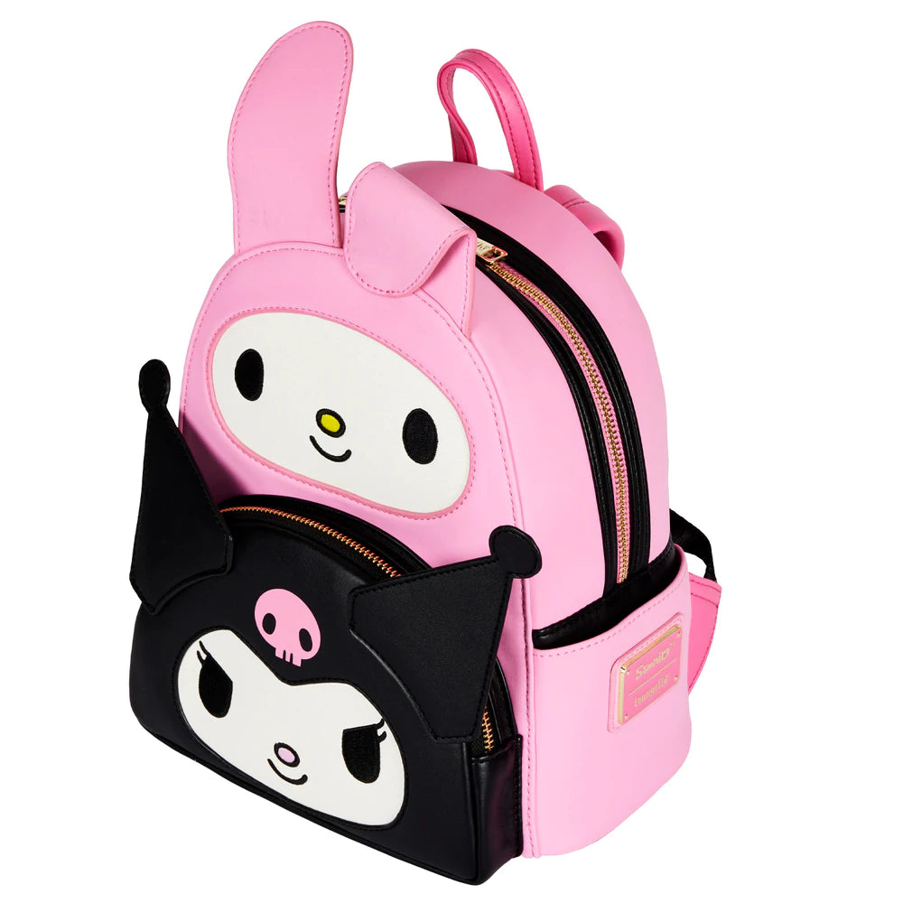 Loungefly Sanrio My Melody Kuromi Double Pocket Backpack