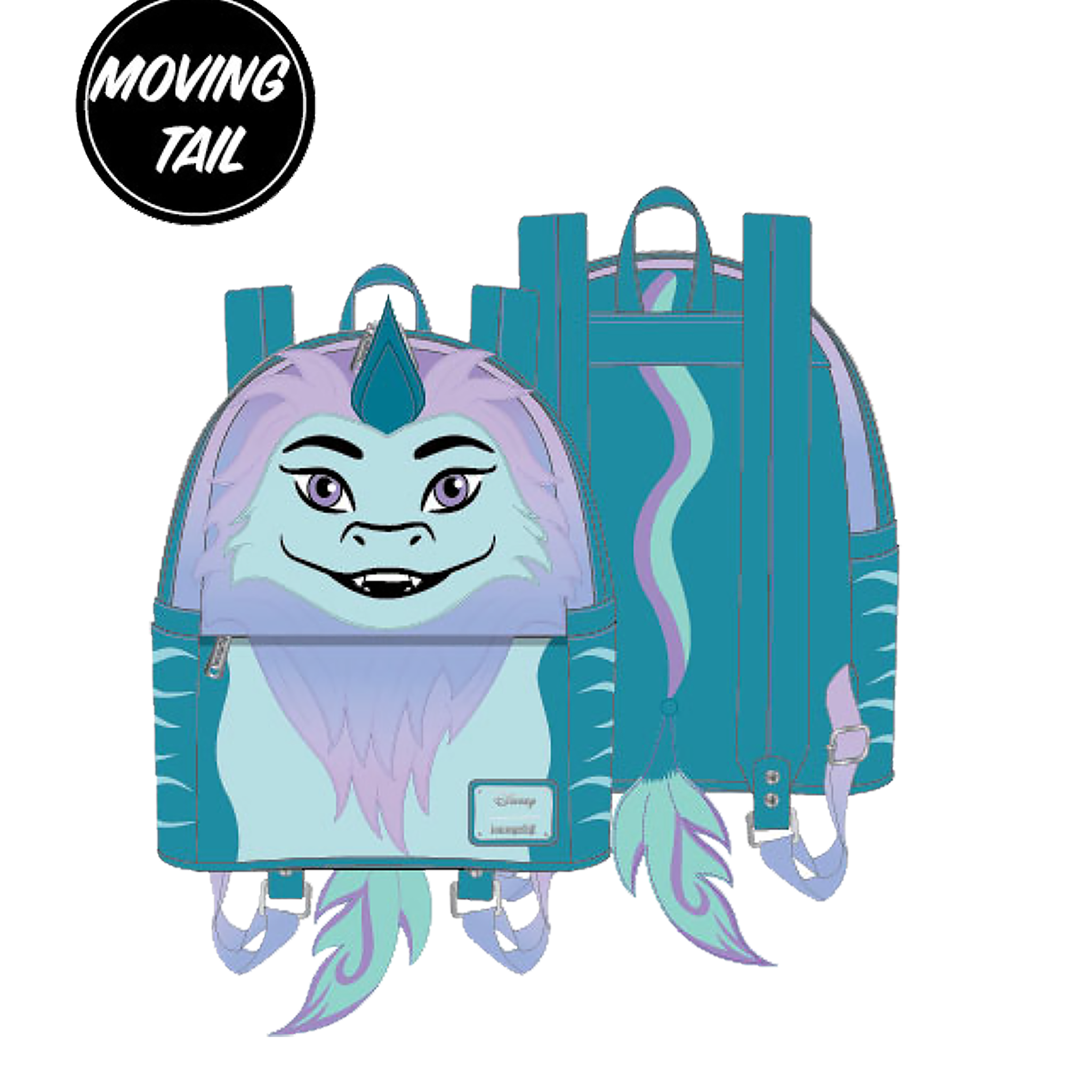Loungefly Disney Raya and the Last Dragon Sisu Mini Backpack