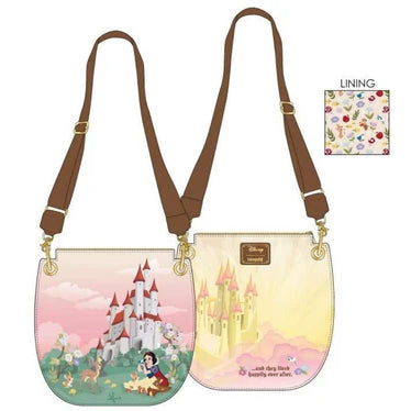 Disney Snow White Castle Series Loungefly Crossbody Bag